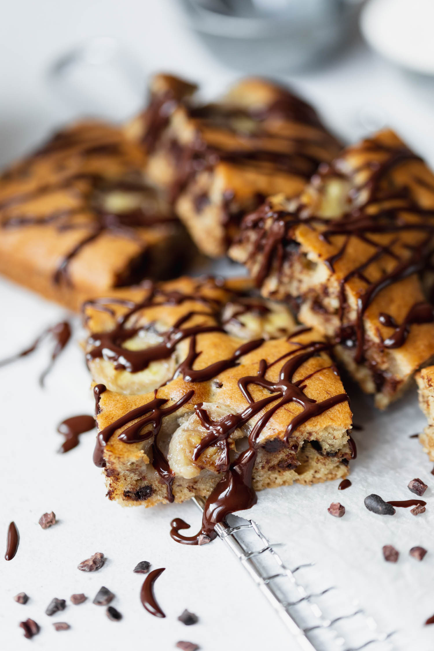 Gâteau vegan banane chocolat